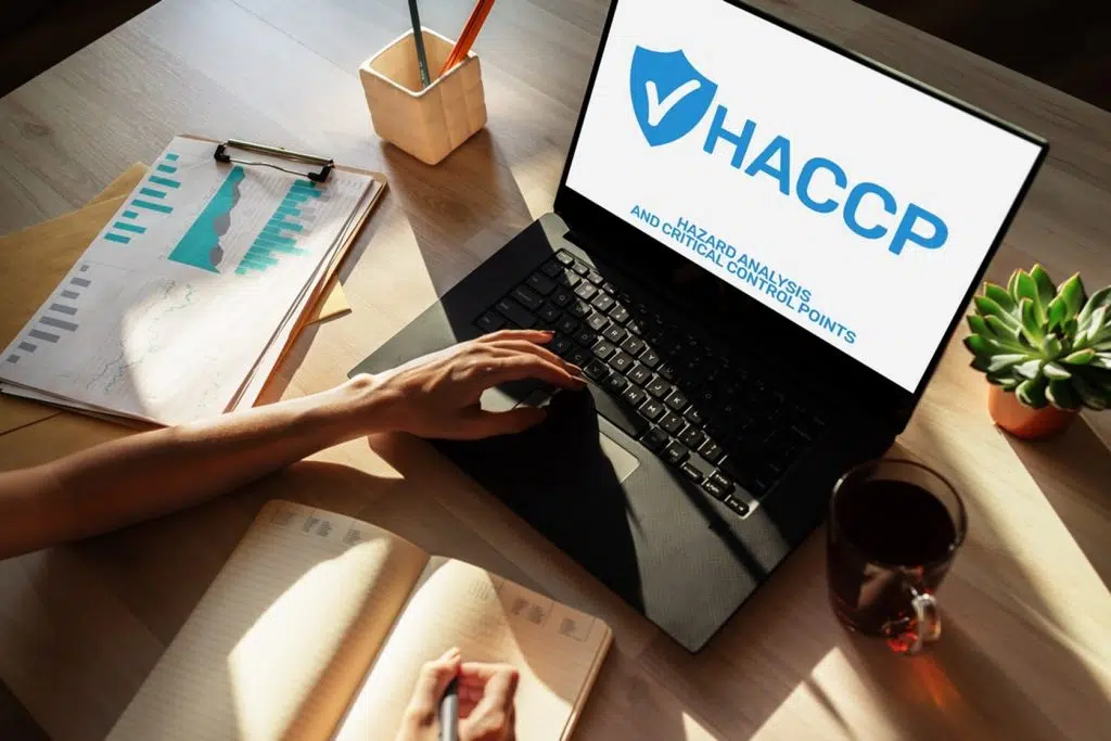 le système HACCP sur un ordinateur